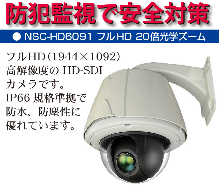 防犯監視で安全対策